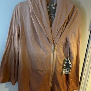 Young Fabulous & Broke rust ombre side zip jacket. BNWT